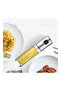 Food-Grade Glass Oil Sprayer Silver/Clear - 5