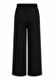 Ribbon Print 2-Strand Black Girls' Sweatpants 8076 - 3
