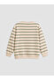 Rmz Gi̇yi̇m Farkiyla Striped Nyc Embroidered Baby Boy Set - 4