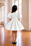 Special Design Umay Model White Color Girl's Evening Dress with Stone Accessories - 2