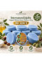 Internatural Jojoba Herbal Bath Soap with Sponge 10 Pack (10 X 120 g)