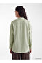 Alita City Xside Khaki Oversize Muslin Women's Shirt with a Difference - 4