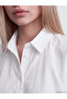 Alita City Lcw Vision White Oversize Poplin Women's Shirt with a Difference - 3