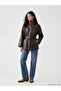 Quality Pieces from Çelebi Store Dik Roba Collar Women's Leather Look Jacket - 3