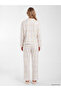 Two Mt Shop Quality Lcw Young Yellow Combed Cotton Plaid Long Sleeve Women's Pajama Set - 4