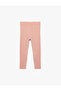 Elastic Waist Ribbed Cotton Tights - 2