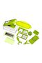 11-In-1 Vegetable And Fruits Cutter Green 5x5x7cm - 2