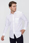 Comfort Fit White Men's Shirt 1004260051 - 5