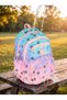 Crinkle Fabric Girls' School Bag Orthopedic Waterproof Multi-Compartment Backpack - 6