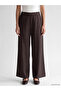 Esvab • Modern & Distinctive Wide-Leg Women's Trousers with Waist Drawstring - 3