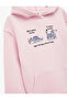 Cat Printed Hooded Sweatshirt with Pockets and Long Sleeves - 3