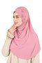 Elegant Hijab for Women – Floral Embellished Modest Islamic Headscarf, Stylish Draped Hijab for Women - 2