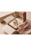 Bronze Women's Ring Authentic Copper Jewelry Natural Stone Pink Quartz Stone Vintage Style Front Adjustable Vi - 3