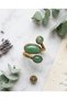 Bronze Women's Ring Authentic Copper Jewelry Natural Stone Green Aventurine Stone Vintage Style Adjustable from the Front - 3