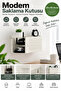 Modem Storage Box 25X15X6 cm – Wall-Mounted Cable Organizer Plastic Modem and Router Organizer