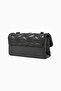 Long Nano Kensington Leather Women's Shoulder Bag - Black - 3