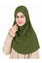 Elegant Hijab for Women – Floral Embellished Modest Islamic Headscarf, Stylish Draped Hijab for Women