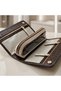 Crocodile Shiny Leather Brown Organizer Makeup Bag & Multi-Purpose Clutch Evening Event Portfolio Handbag - 4