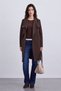 Women's Brown Trench Coat Jacket Special Italian Design - 5