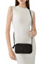Recycled Small Zip Luxury Design Women's Crossbody Camera Bag - Black - 7