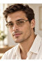 Larin Men's Square Rectangular Eşref Single Sunglasses, Uv400 Protection, Retro Vintage Design, Stylish Premium Eyewear - 2