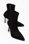 Andy Women's Black Stretch Pointed Toe Boots