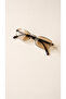 Larin Men's Square Rectangular Eşref Single Sunglasses, Uv400 Protection, Retro Vintage Design, Stylish Premium Eyewear - 3