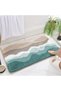 Bathroom Mat Non Slip, Absorbent Microfiber Bath Rug, Quick Drying and Machine Wash 60x90 cm (Beach)