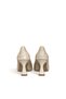 Women's Stiletto Printed Beige Closed Pointed Toe Medium Heel F703 - 8