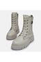 Large Size Women's Boots Genuine Leather 42-43-44 Beige - 5