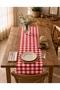 Karesa Checkered Table Runner Cotton Plaid Table Runner 50X150 cm