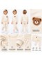 Boy's Black Tracksuit Set with Teddy Bear Detail – Sweatshirt & Jogger Pants - 2