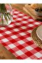 Karesa Checkered Table Runner Cotton Plaid Table Runner 50X150 cm - 3