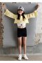 Girl's Combed Cotton Shorts Black