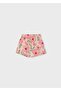 Girl's Floral Patterned Shorts - 03221 - 3