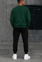 Unisex Crew Neck Sweatshirt Tracksuit Set – Casual Sports Combination - 2