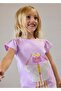 Girl's Printed Tshirt Purple