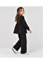 Black Heart-Embellished Girls' Tunic & Sweatpants Set (2-8 Years) - 3
