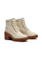 Stone Heights Mid Lace up Boot Women's Casual Boots Tb0A5S49Ex41 Cream - 3