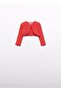 Mayoral Abel Lula Baby Girl Mercerized Bolero Orange
