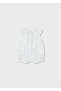 Newborn Baby Girl Short Jumpsuit Blue - 2