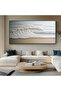 Ocean Wave Wall Art – Large Textured Print on Canvas, Coastal Beach House Wall Décor, Modern Abstract Seascape Artwork 60x120 Gallery Wrapped - 2