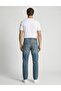 Mariano Mid Straight Fit Mid Waist Light Indigo Jean Pants - 2