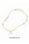 Talora Glow Xuping Women's Steel Pearl Necklace Non-Tarnish Gold Color - 4