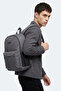 Gulena Unisex Dark Gray Backpack - 7