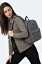 Gulena Unisex Dark Gray Backpack - 4