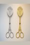4 Piece Silver Serving Set 25 cm Curved Tray and 3 Engraved Serving Tongs - 3