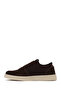 Men's Brown Lace-Up Suede Leather Sneaker Wm68006565 - 3
