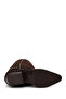 Women's Brown Suede Leather Cowboy Boots Af530025Ds - 6