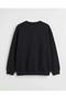 Embroidery printed premium crew neck long sleeve sweatshirt - 2